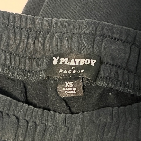 Playboy by PACSUN Women’s Black Joggers - Picture 3 of 5